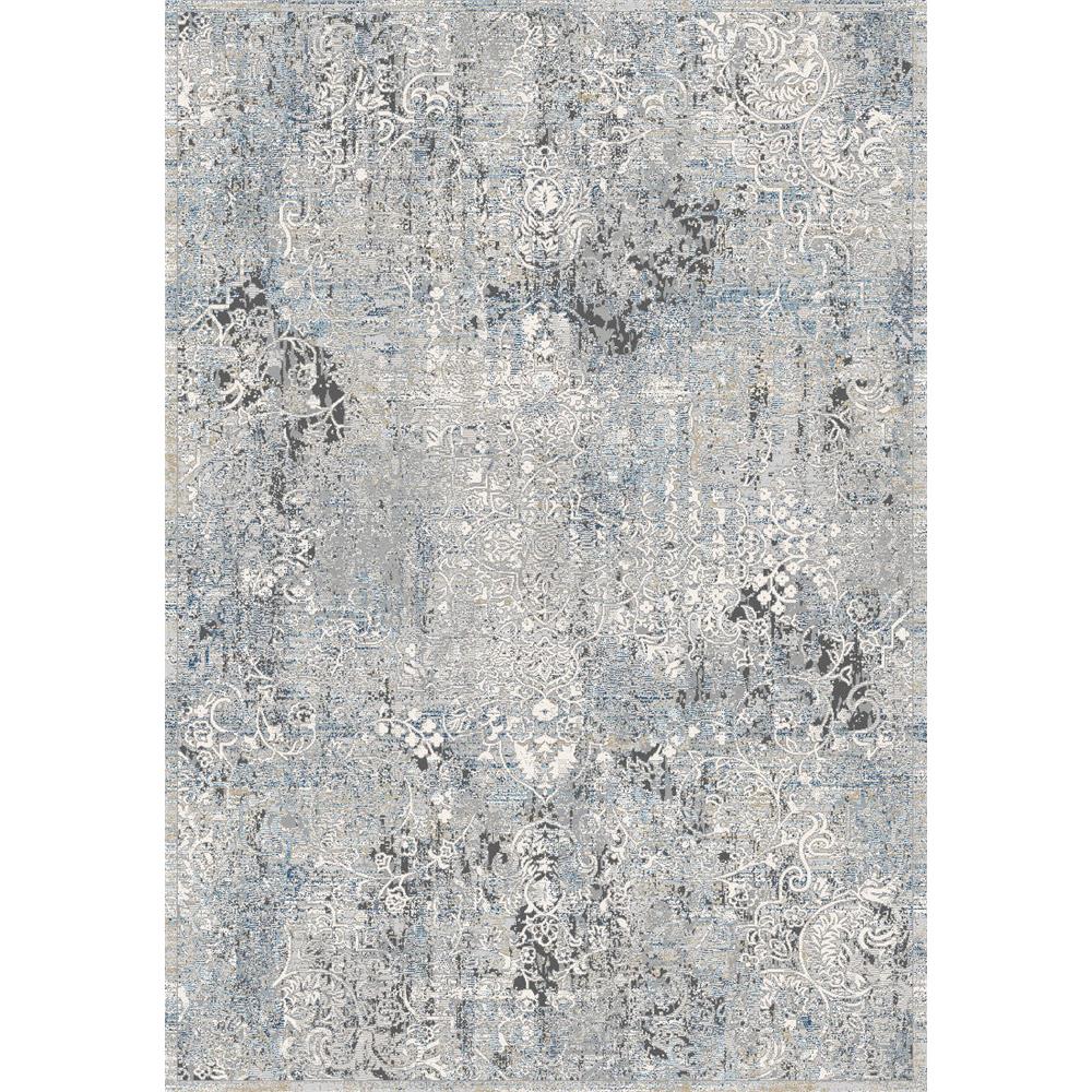 Dynamic Rugs 9324 Icon 5 Ft. 3 In. X 7 Ft. 7 In. Rectangle Rug in Grey / Blue